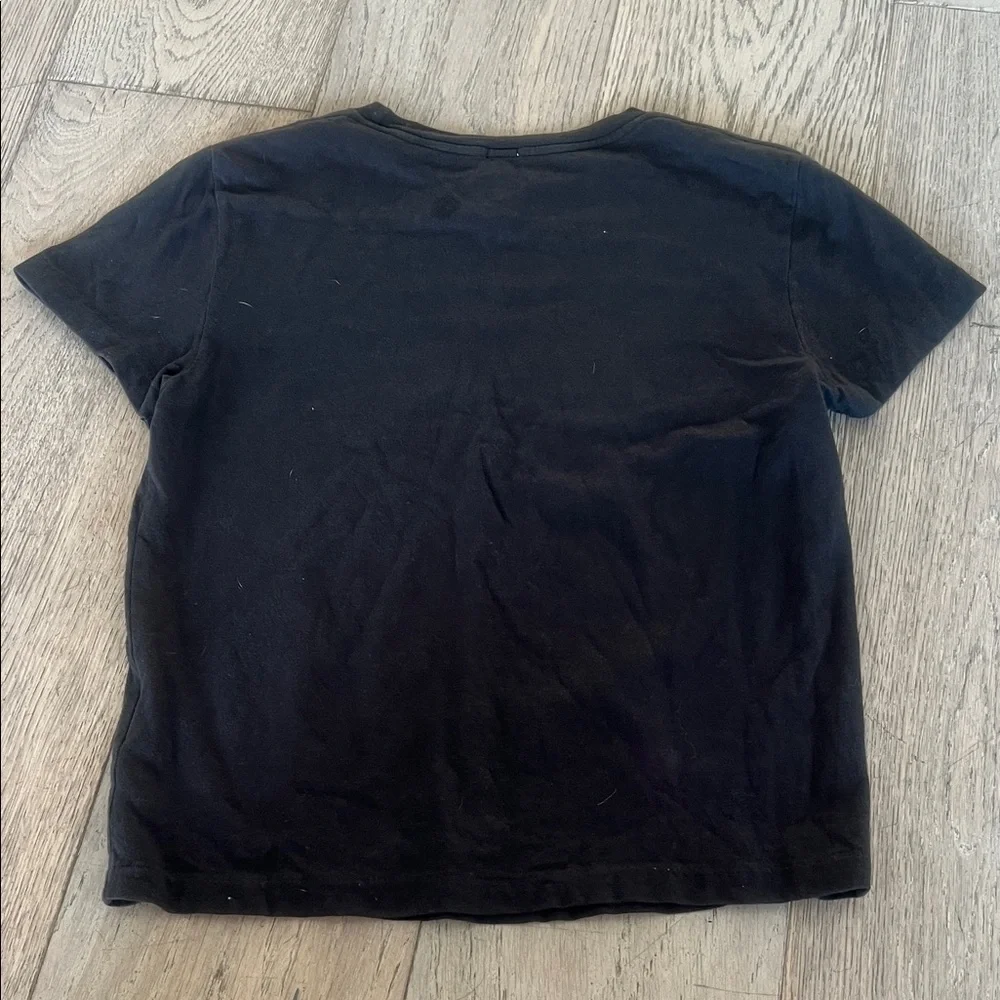 Re/Done Black Graphic Tee with Blondie's Rodeo Bar Design - Picture 4 of 4